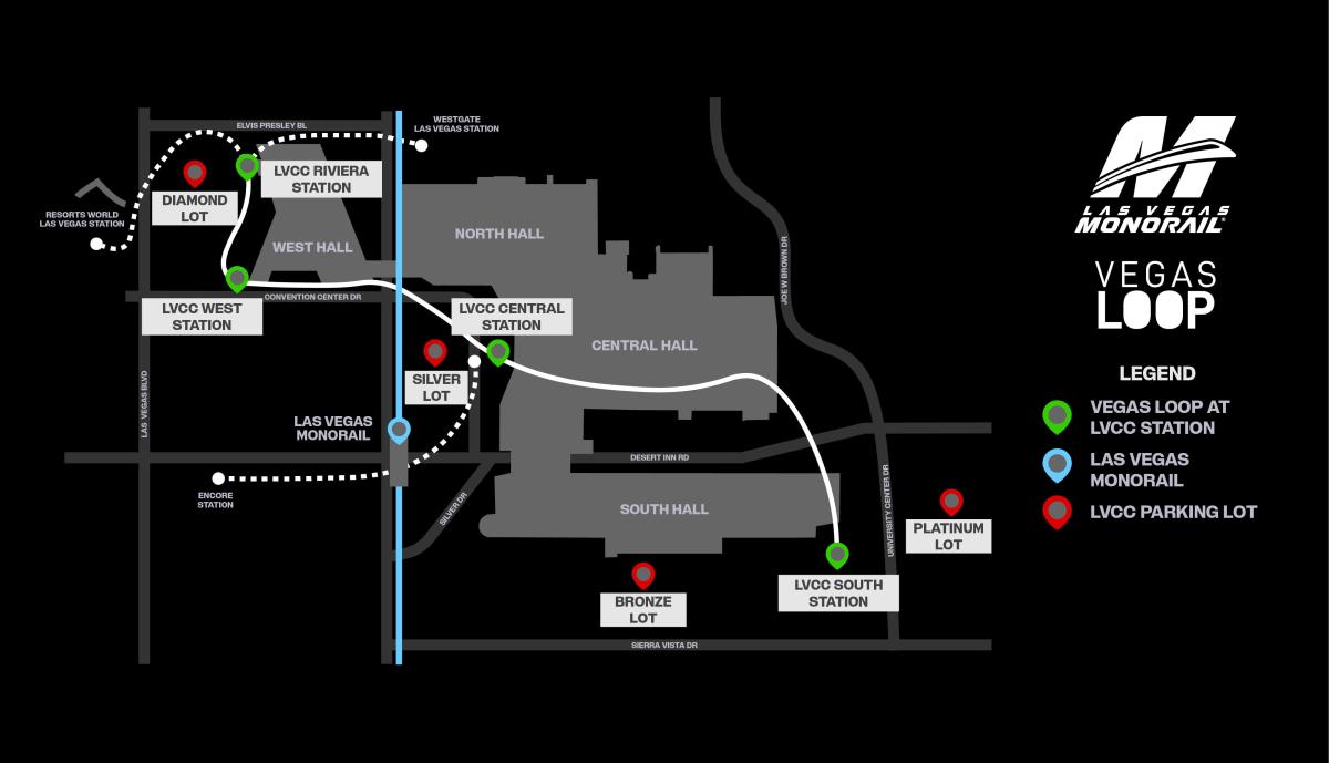 Vegas Loop Map