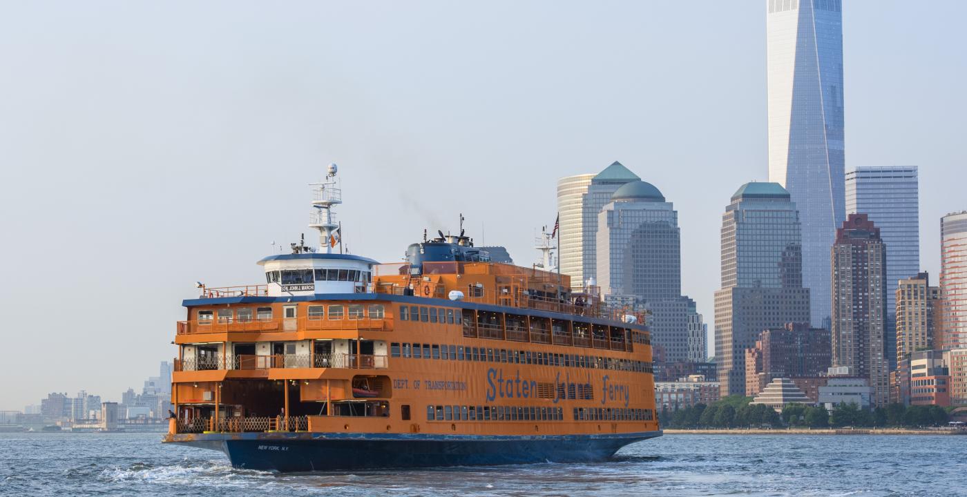 Harbor Views, Staten Island Ferry, Julienne Schaer