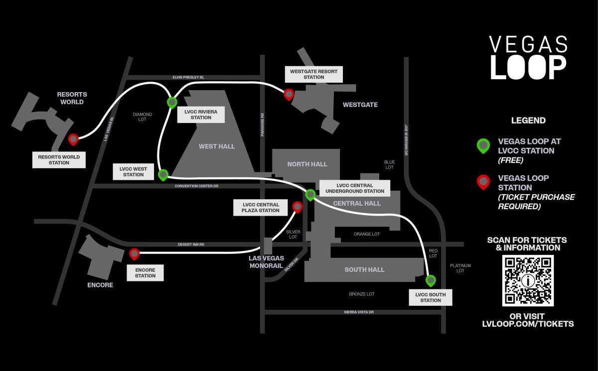 Vegas Loop Map
