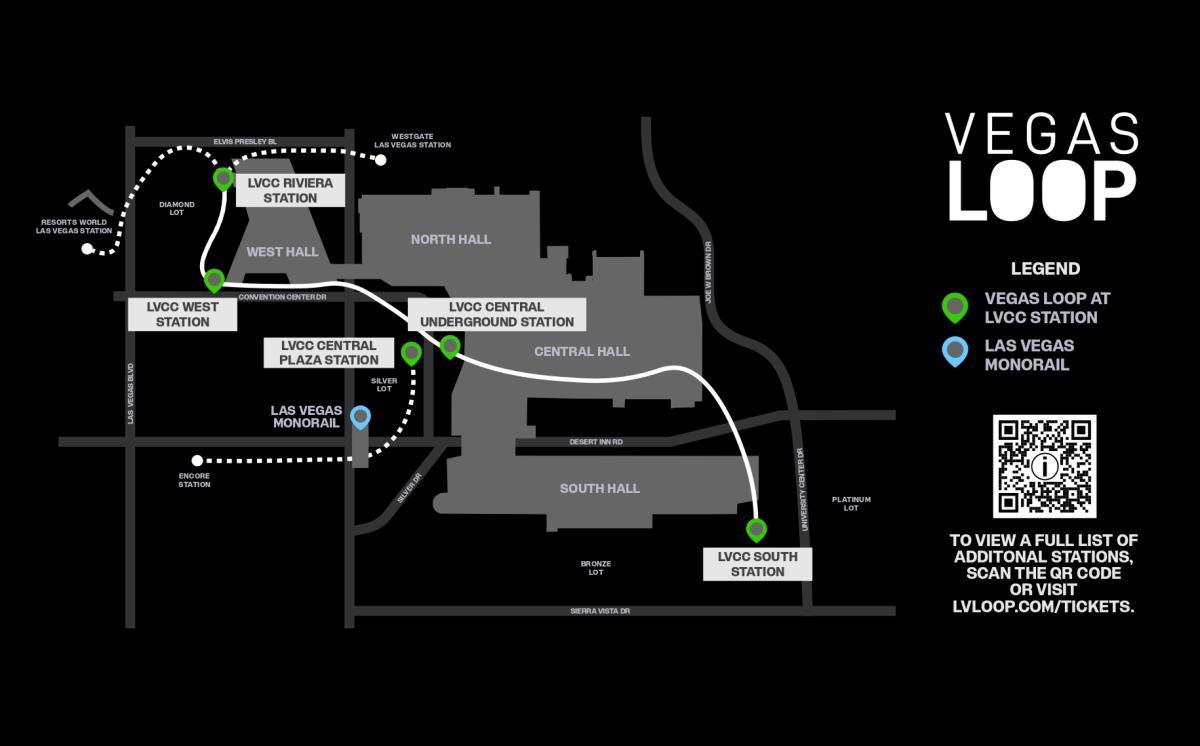 Vegas Loop Map 2026