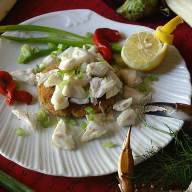 Andrea's eggplant crabcake