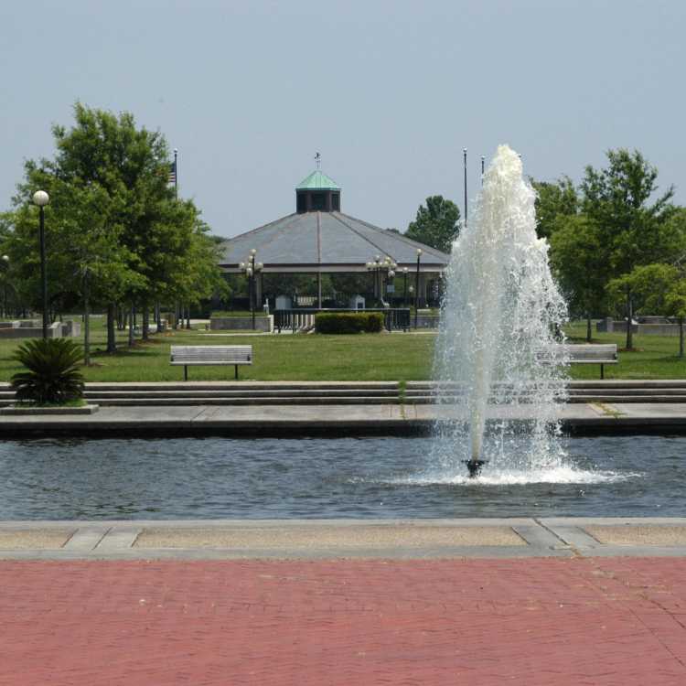 Park fountain