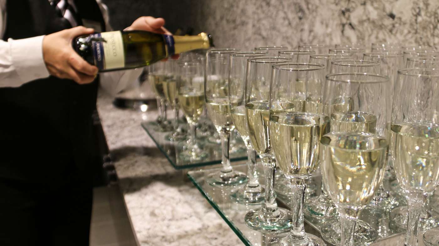 Champagne flutes