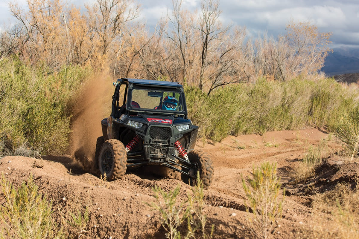 An ATV adventure out in the desert brought to you by Adventure Rentals.