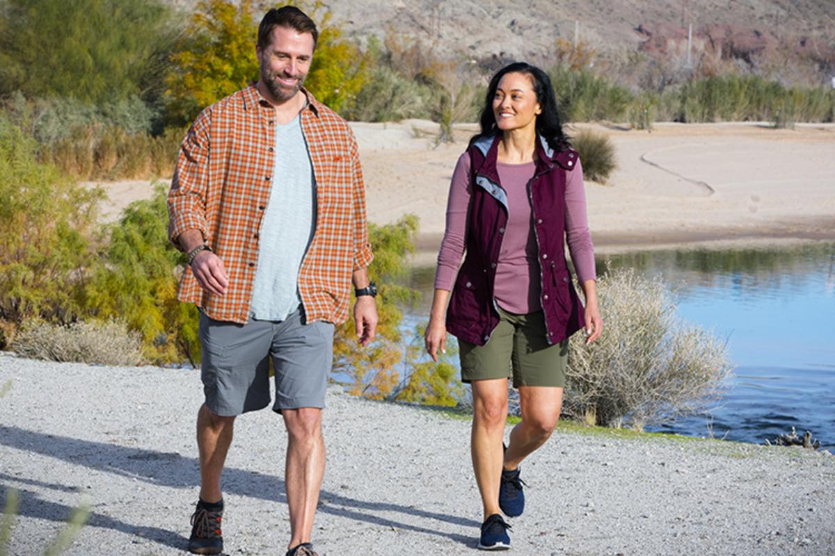 Couple River Path Laughlin