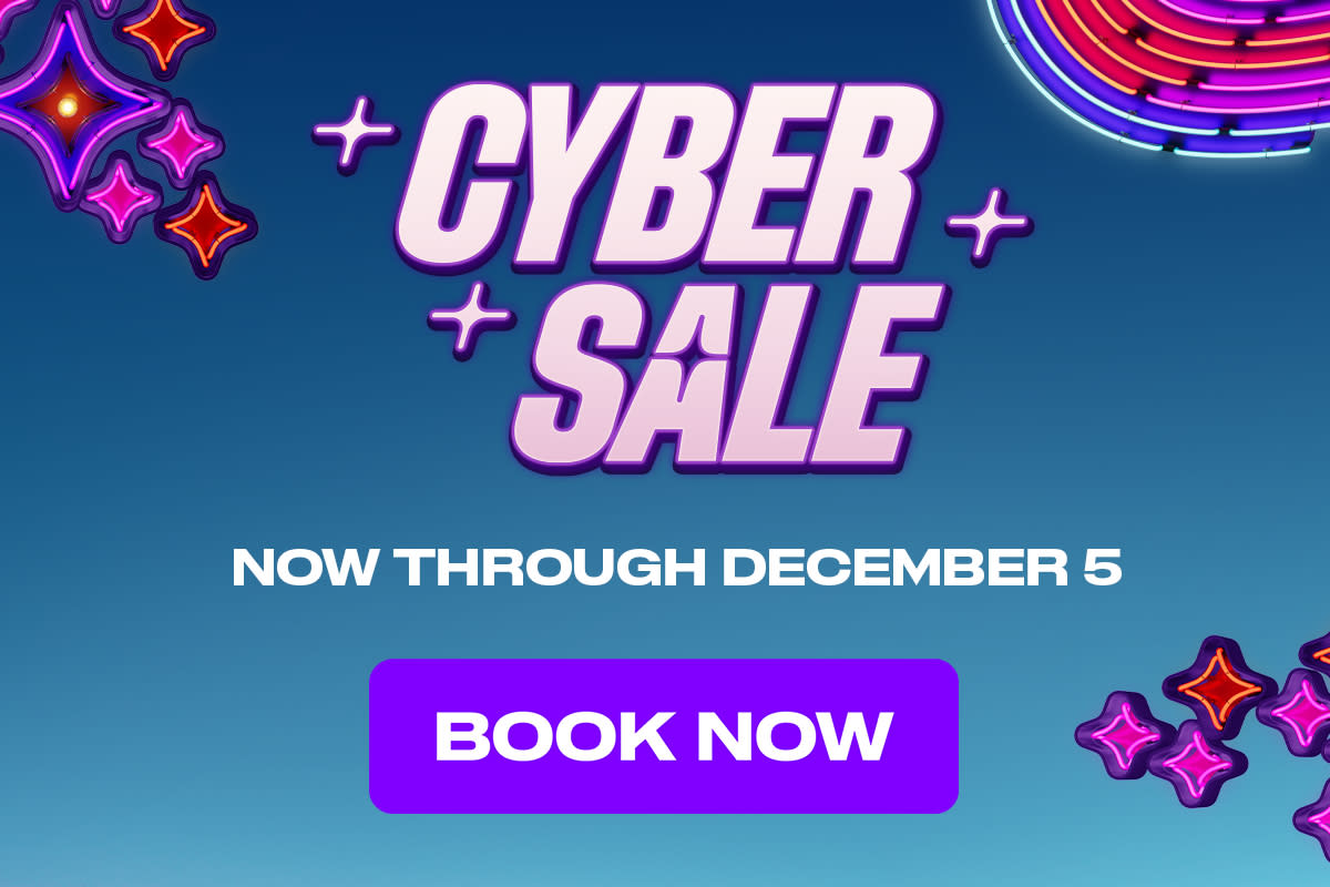 Cyber Sale Hotel Packages Page
