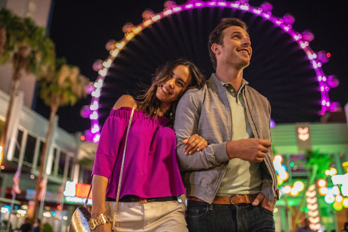 Couple at the Linq