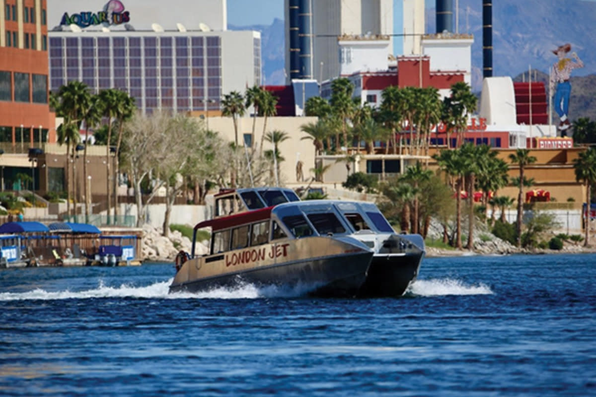 A trip on London Bridge Jet Boat Tours.