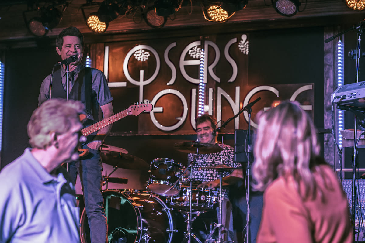 Some people dancing at Losers’ Lounge at Don Laughlin’s Riverside Resort Hotel and Casino.