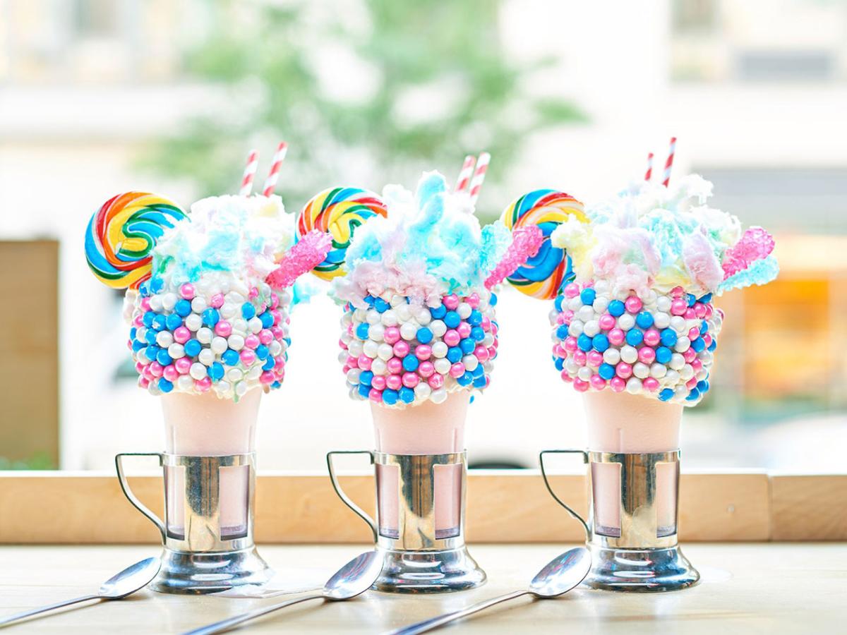 Black Tap Cotton Candy Shakes
