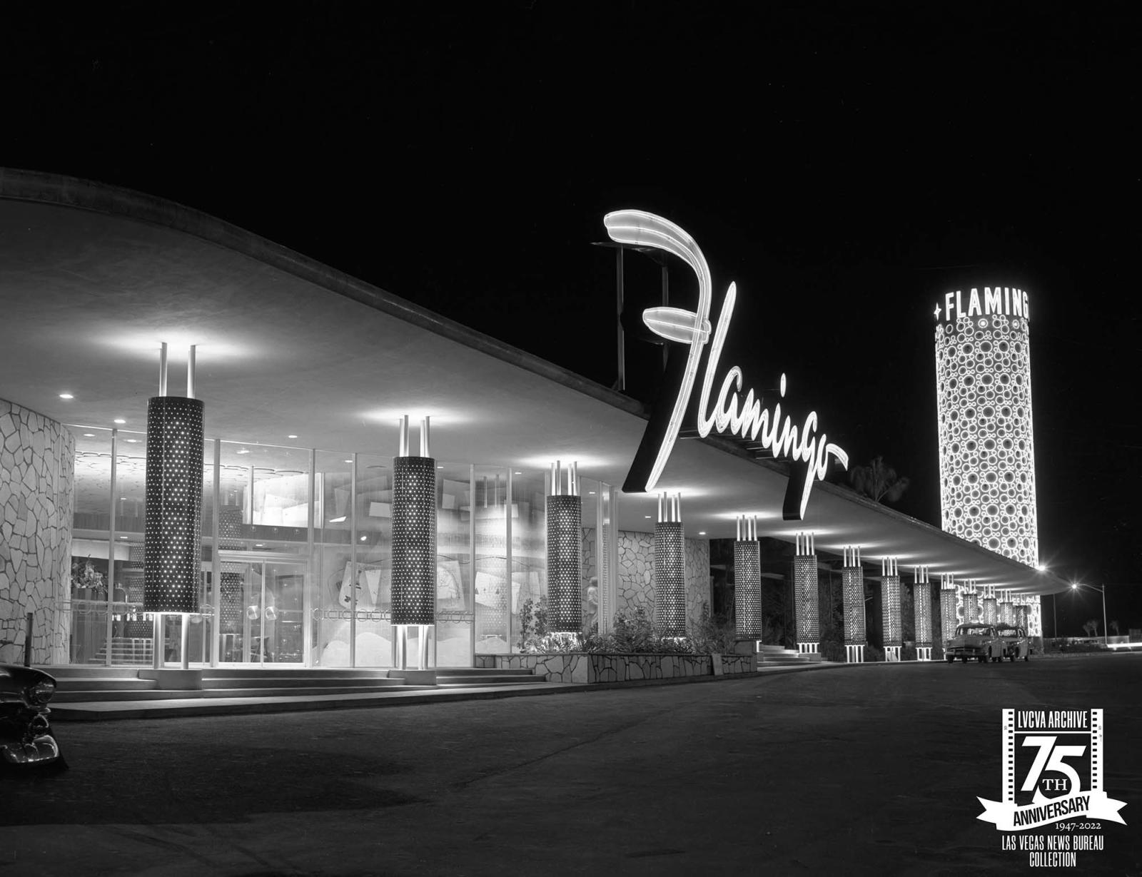 Vintage Las Vegas - On the Strip, 1967. Sands, Denny's, Four
