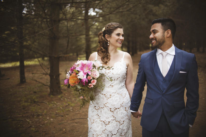 Although the couple is from Chicago, the Ramakrishnans opted to host their wedding in Grand Rapids.