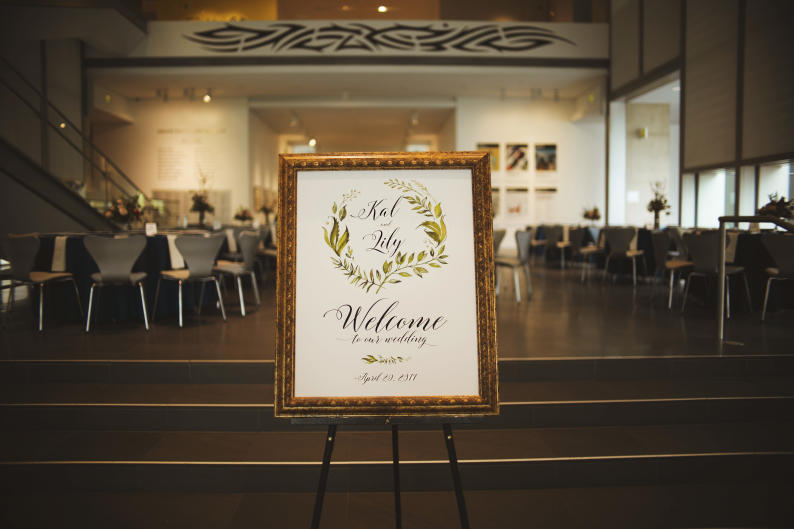 The Ramakrishnans chose the Grand Rapids Art Museum for their wedding and reception location.