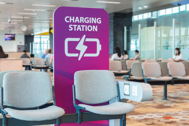 Charging Stations in Airports
