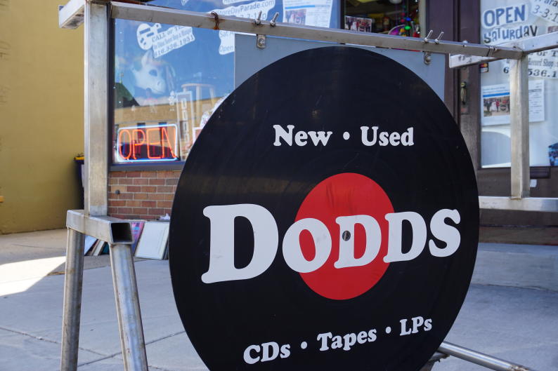 Dodds Record Shop exterior