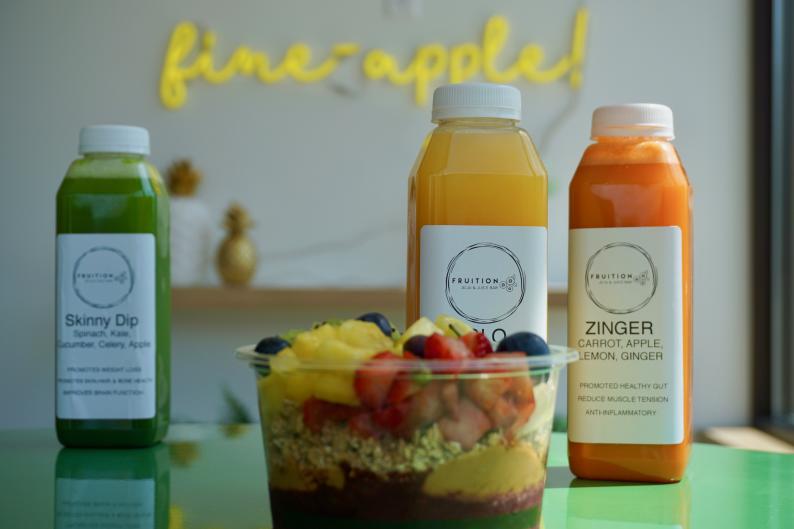 Juice and Acai at Fruition