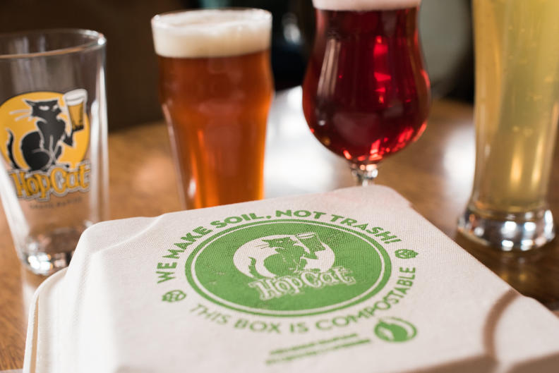 Many of the breweries and restaurants around Grand Rapids prioritize sustainability and reducing waste.
