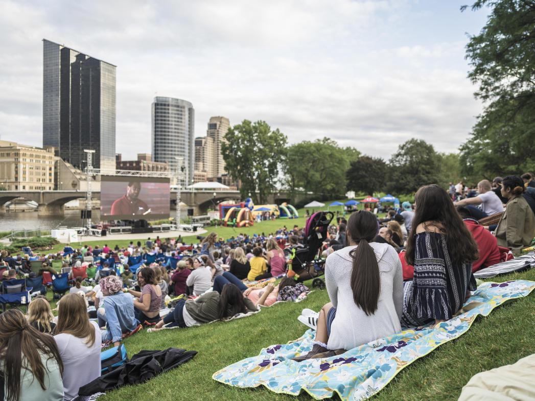 Movies in the Park in downtown Grand Rapids is a summer must.