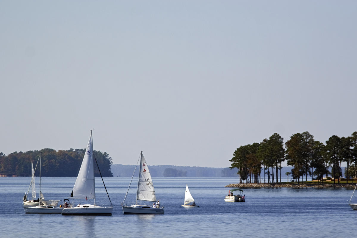 Lake Murray In Columbia South Carolina