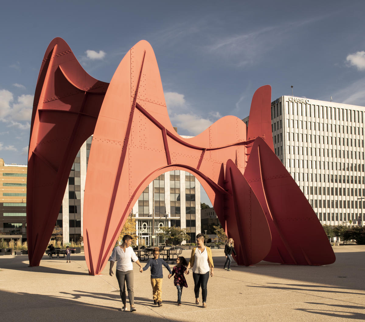 La Grande Vitesse at Calder Plaza Calder Sculpture in Grand Rapids