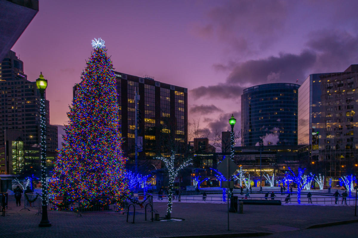 A Walking Tour Of Holiday Lights In Downtown Grand Rapids