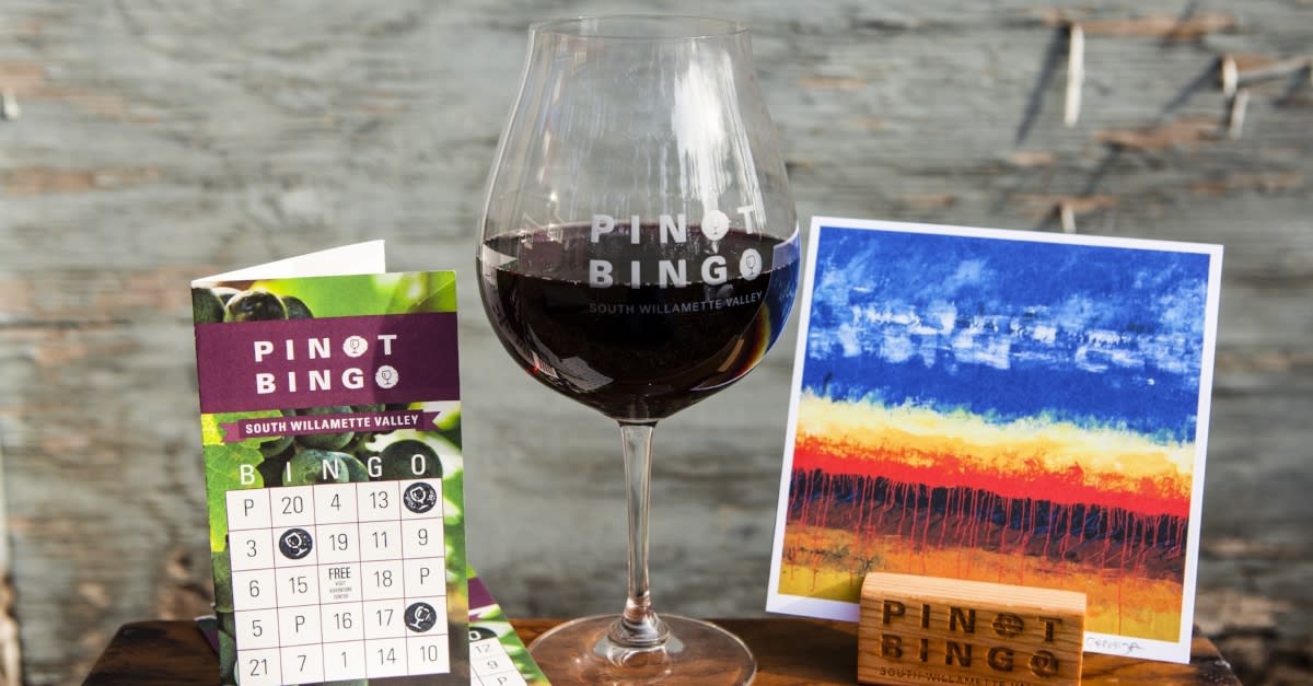 Pinot Bingo Eugene, Cascades & Oregon Coast