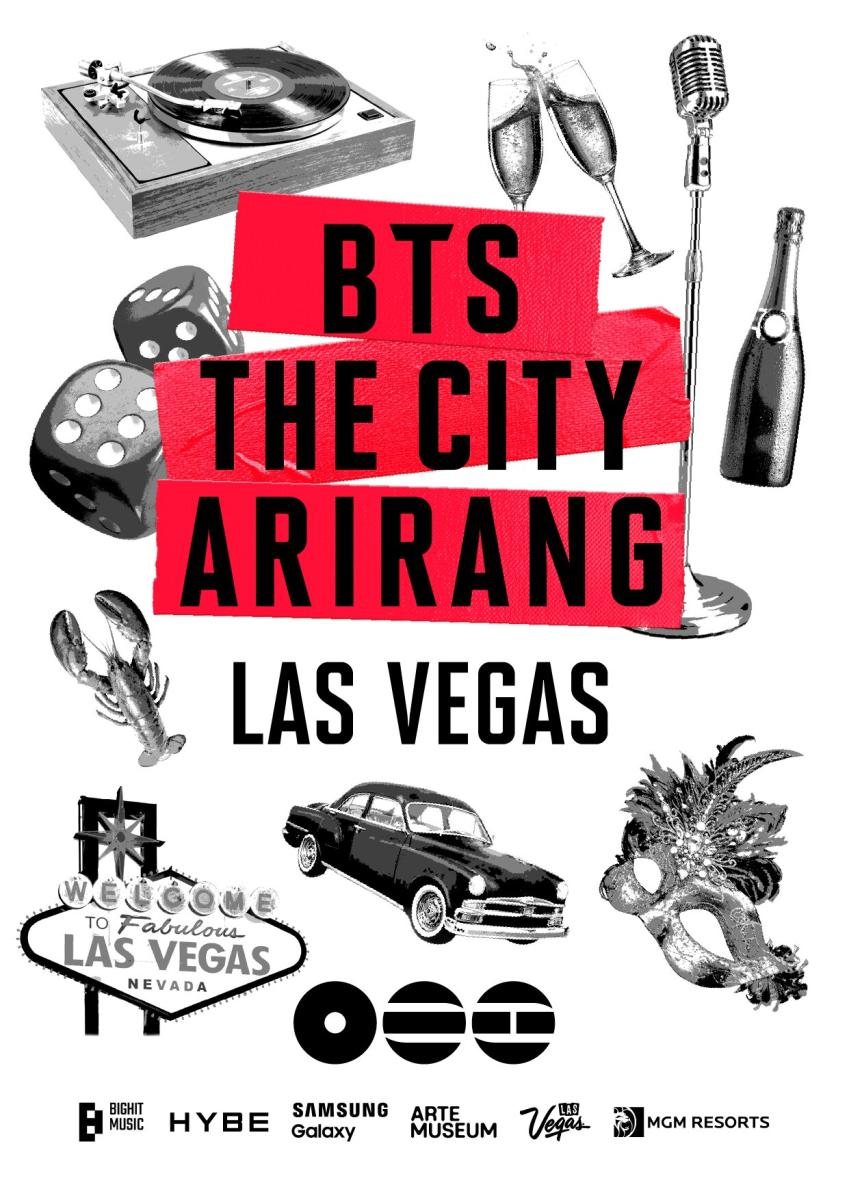 BTS THE CITY ARIRANG Las Vegas 포스터