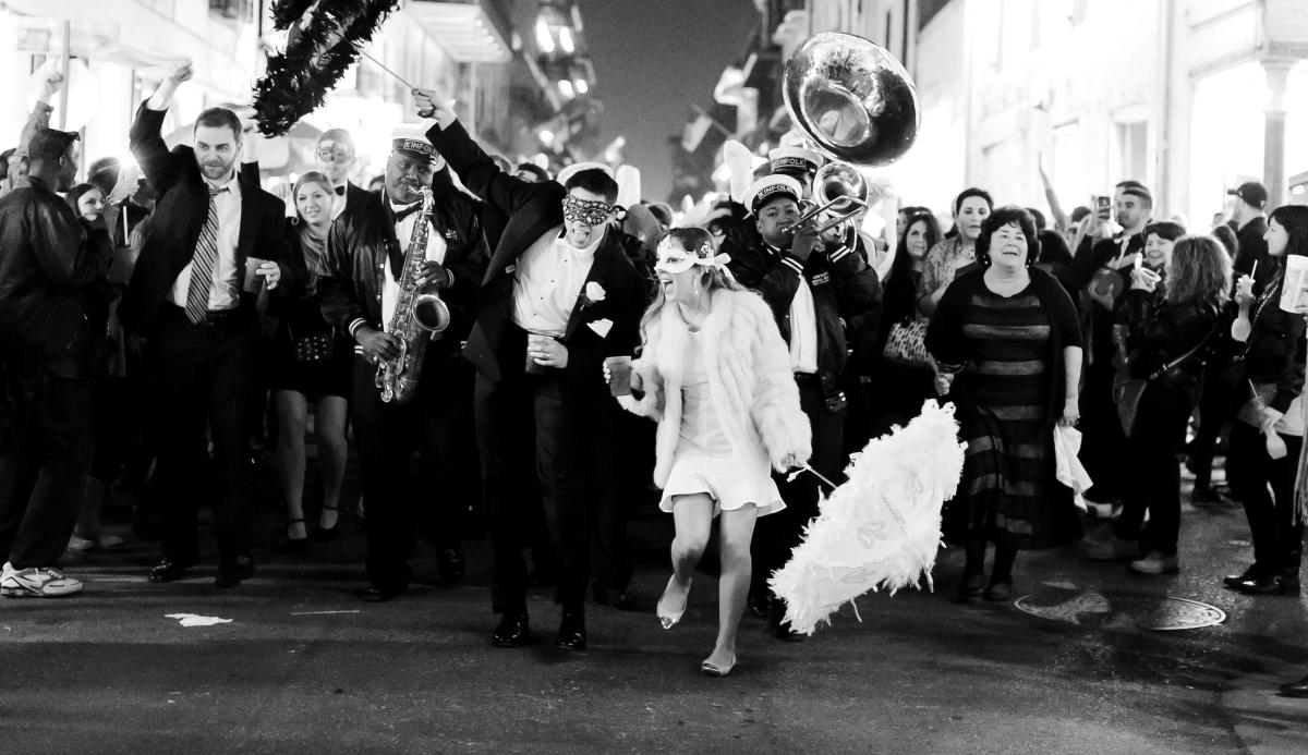 New Orleans Wedding Second Line
