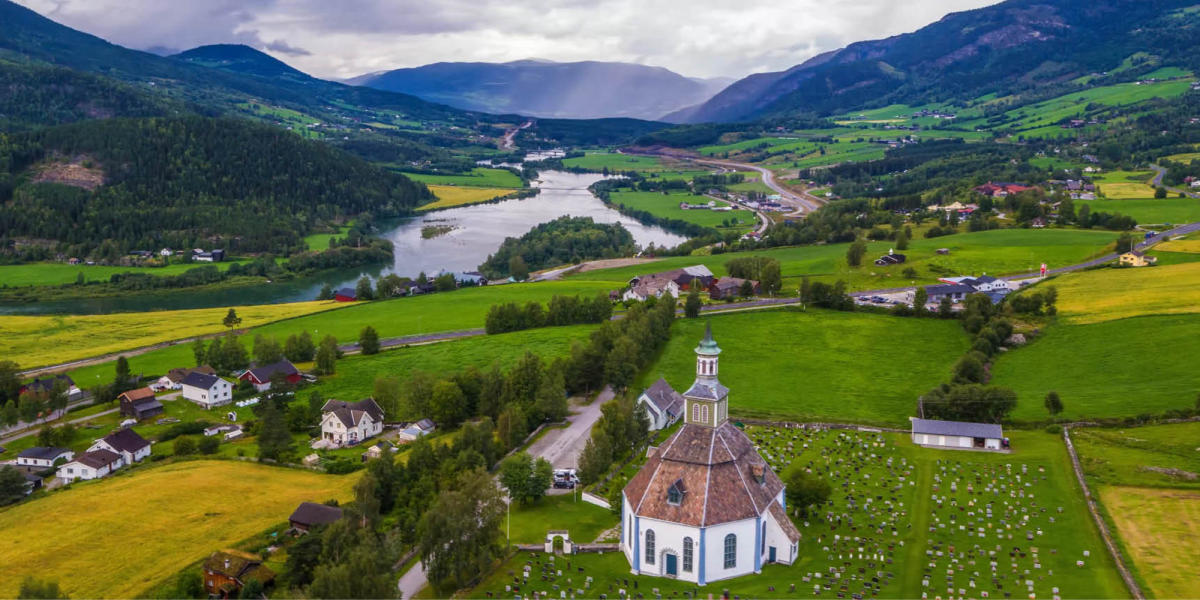 Das Gudbrandsdalen Der König der Täler