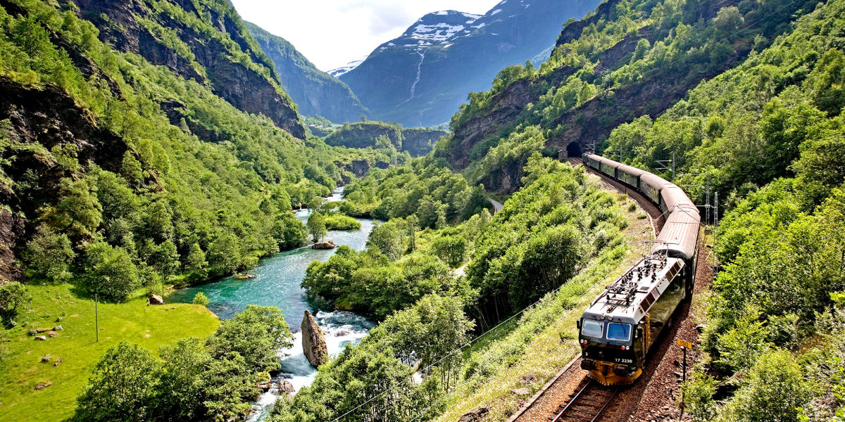 Reisen mit dem Zug Zugverbindungen in Norwegen