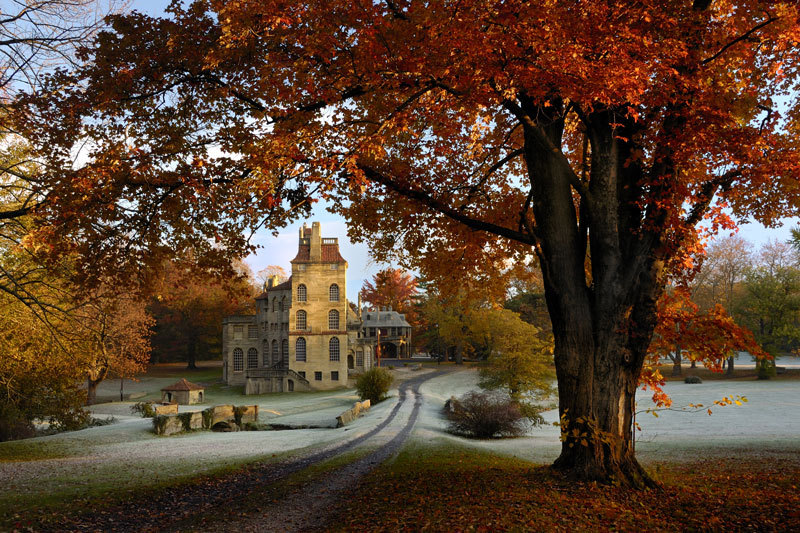 Fonthill Castle Fonthill In Fall