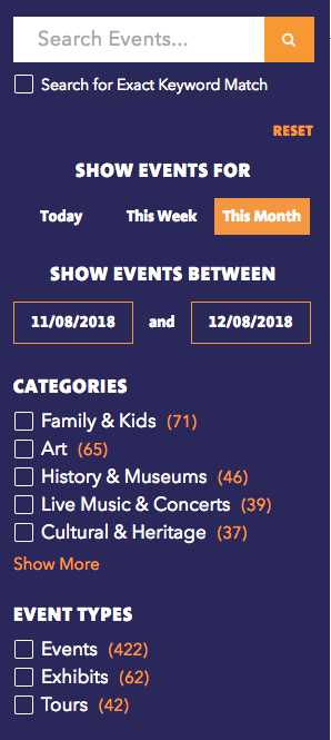 Calendar Search