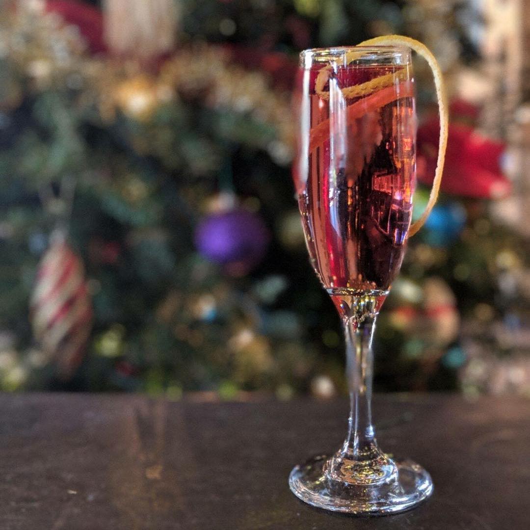 Red Nose Spritzer holiday drink by City Kitchen
