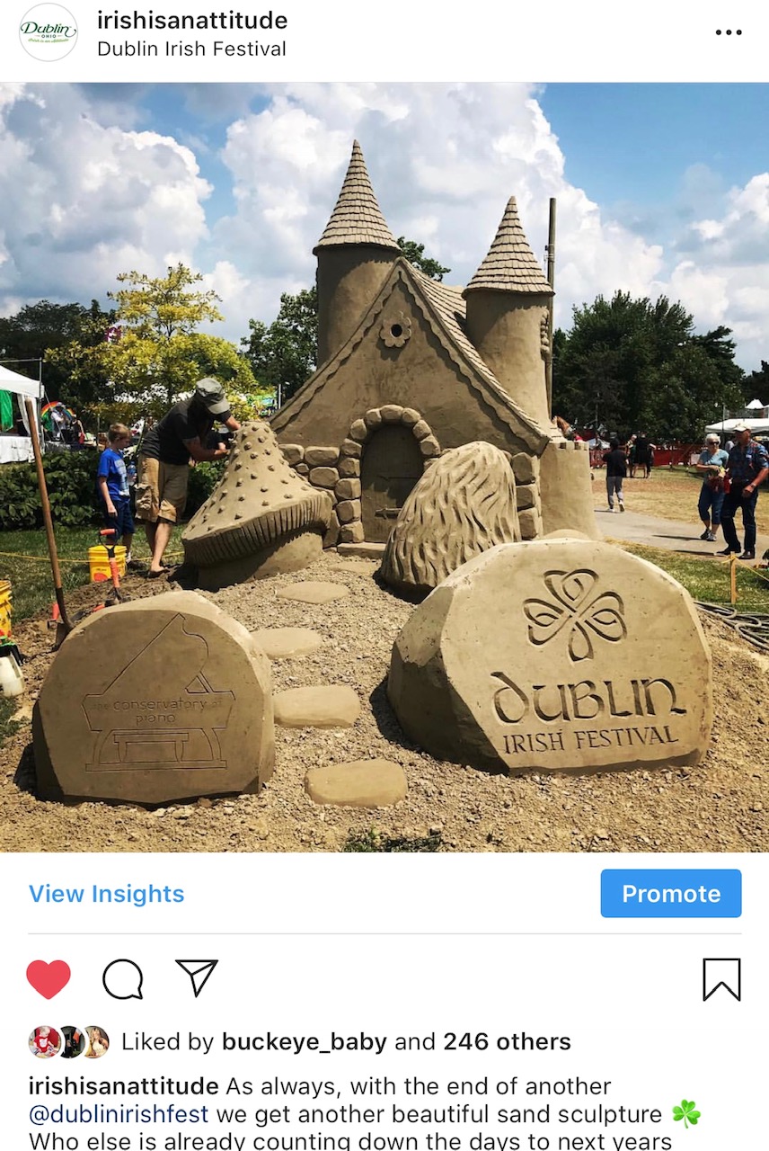 DIF Sand Sculpture Instagram