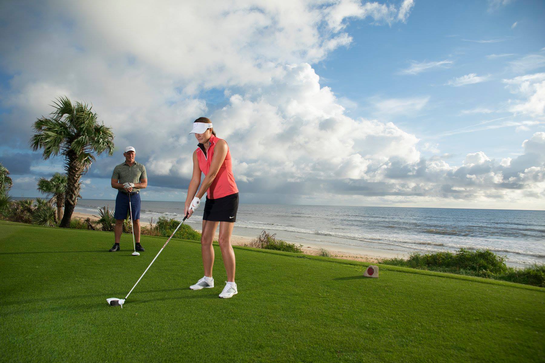Golfers at Hammock Beach Resort