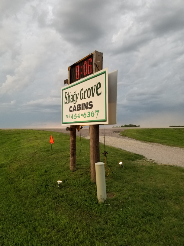 Shady Grove Cabins Entrance | Downs, Kansas