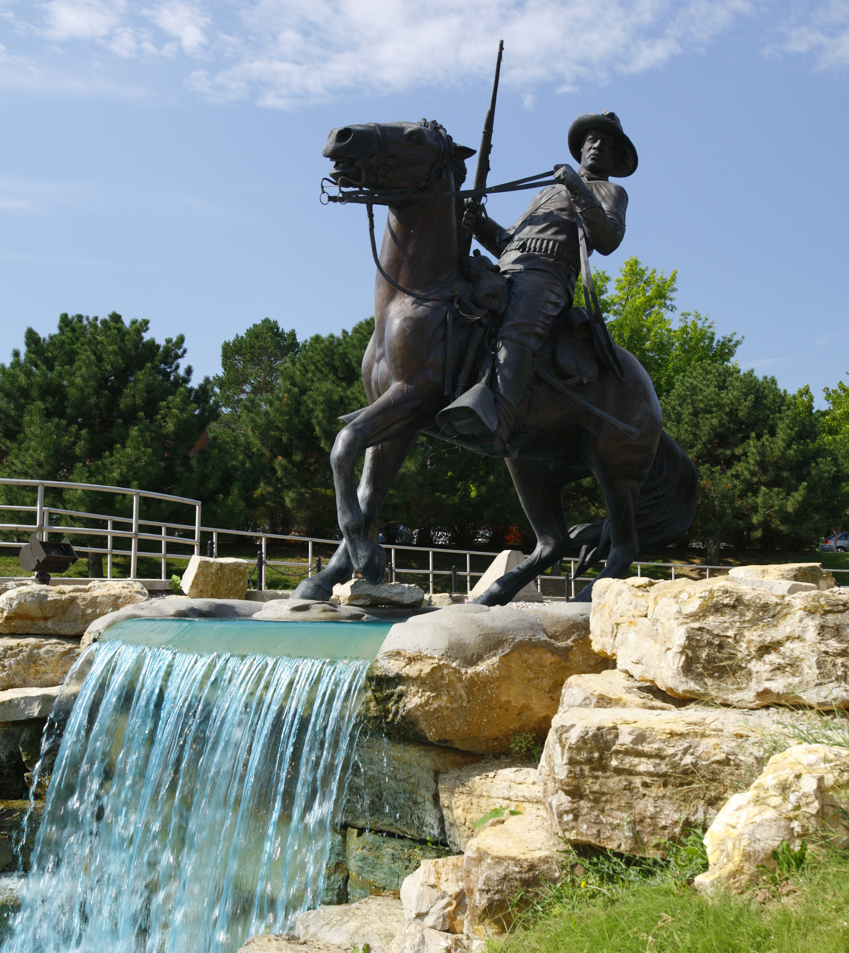 Buffalo Solider Monument at Fort Leavenworth - Kansas