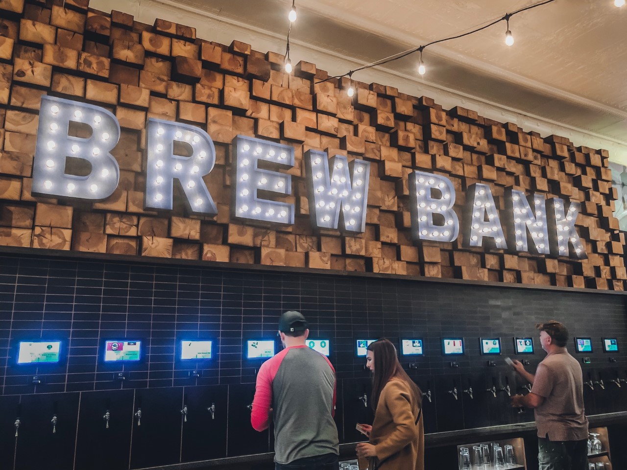 Brew Bank Topeka, KS | Beer Wall - Rebekah Baughman