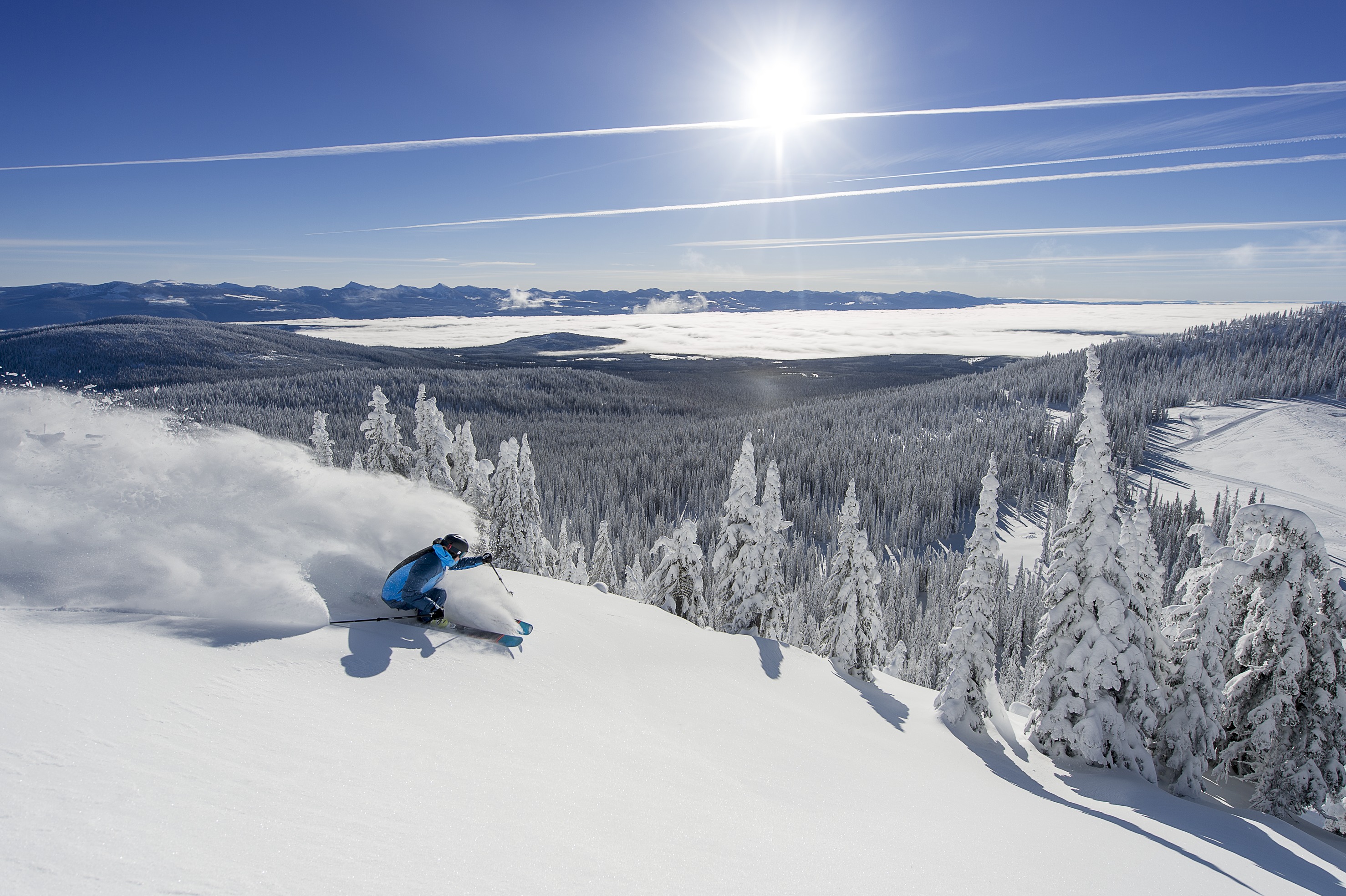 Downhill Skiing at Big White