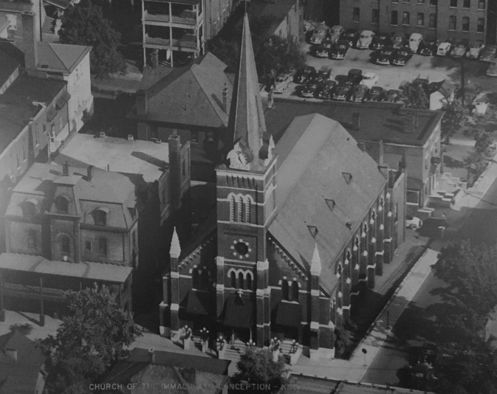 Church of the Immaculate Conception with Clock Tower courtesy of Knoxville History Project