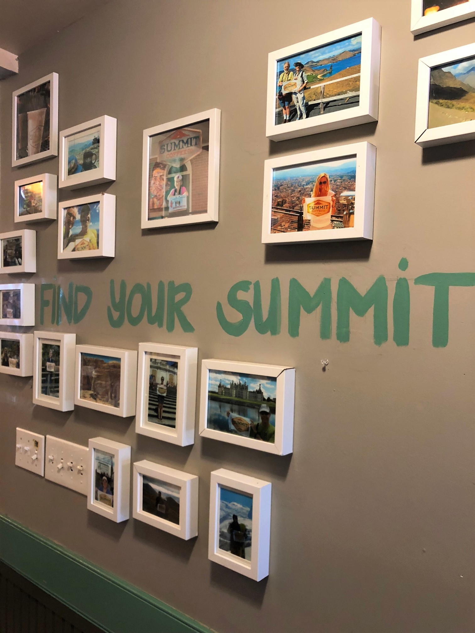 Summit Coffee Wall