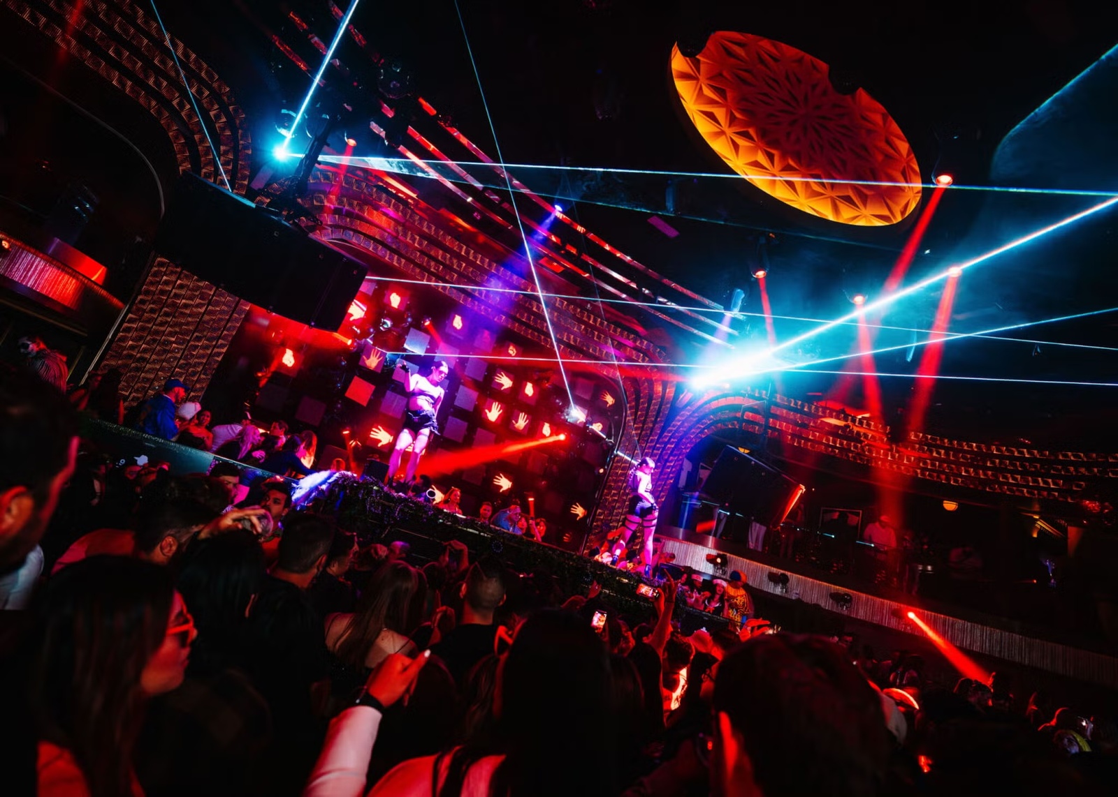 Jewel Nightclub at Aria Resort with intimate lighting and high-energy crowd