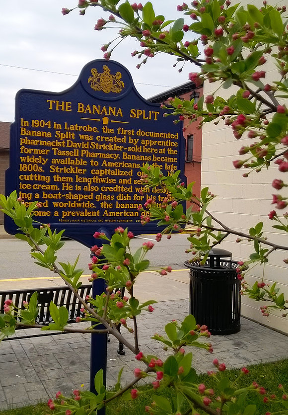 Banana Split historical marker