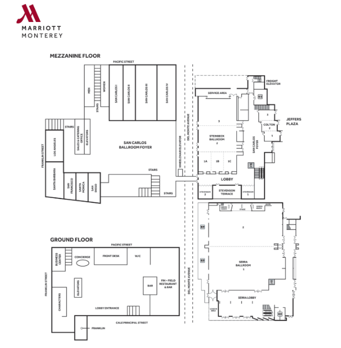 Marriott Floor Plan Level 1