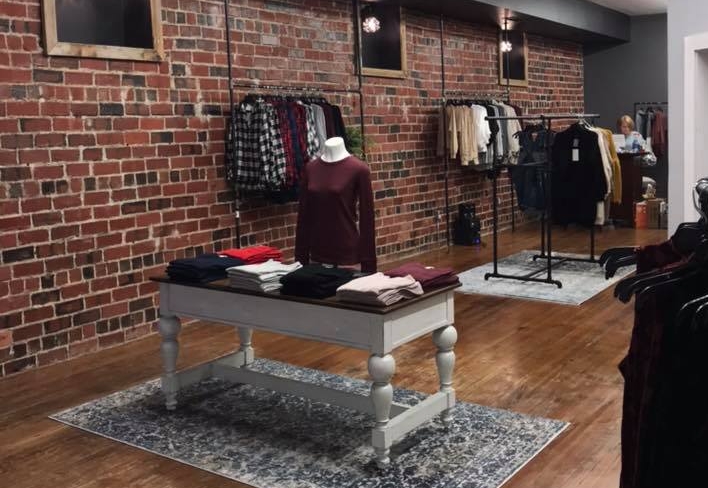 Browse stylish ladies' apparel in a warm, inviting space at Her Boutique in Martinsville.