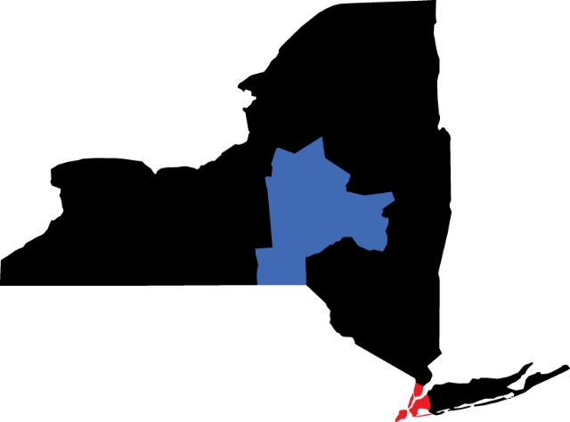 NYC to Central NY Map