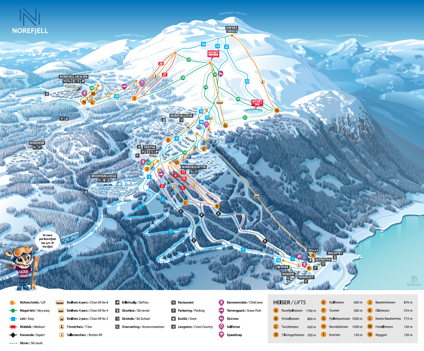 Norefjell | Family-oriented ski resort close to Oslo