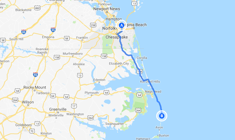 Norfolk Airport to OBX
