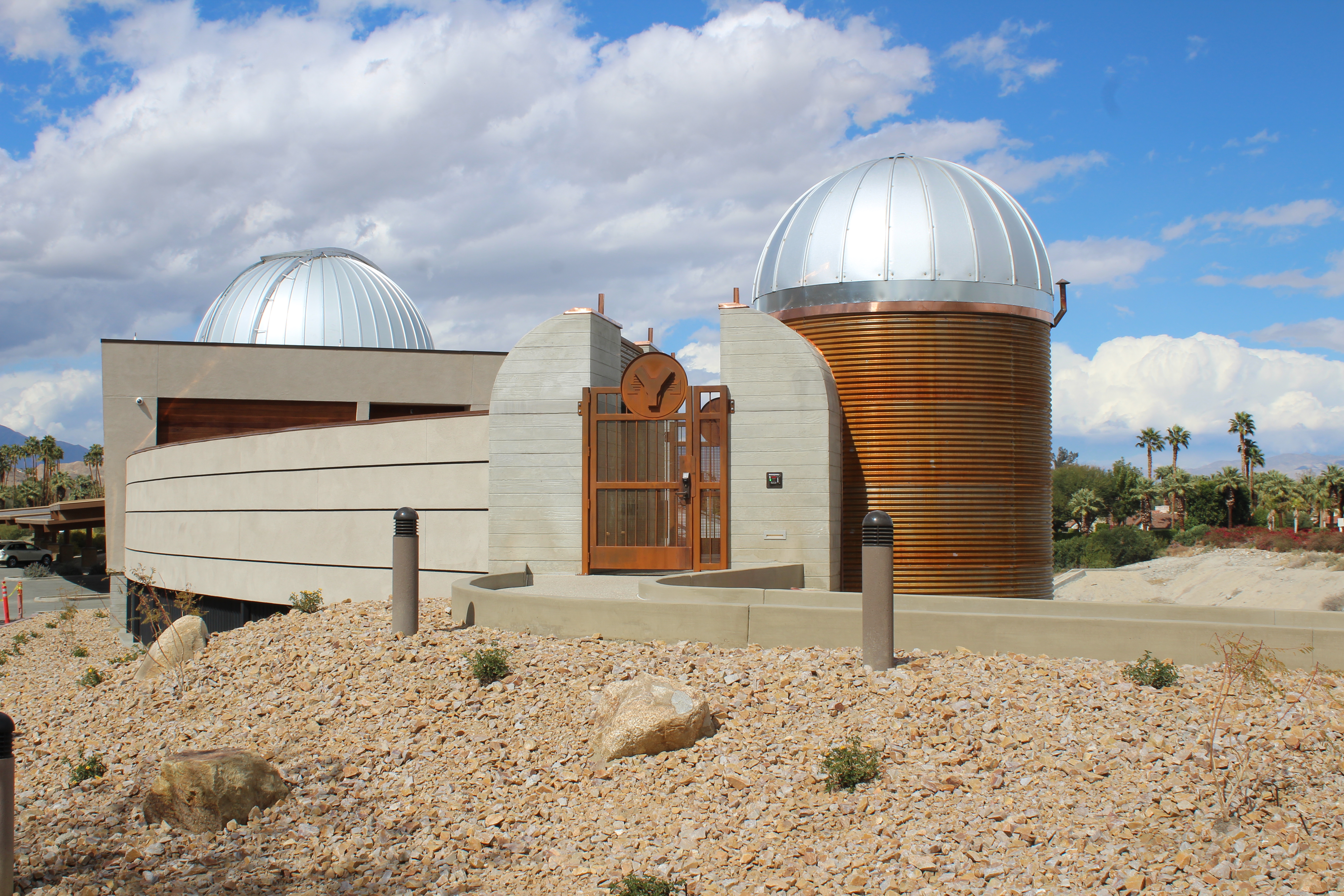 Side Profile of Exterior of Rancho Mirage Observatory