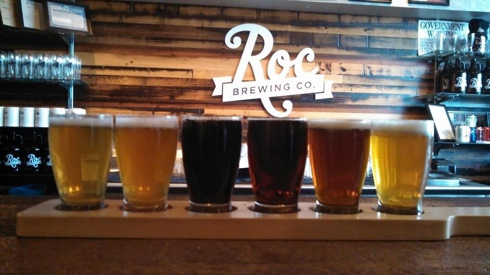 Roc Brewing Co. Beer Flight